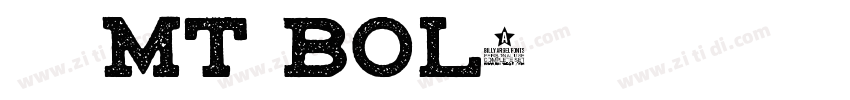 卡利斯MT Bol字体转换
